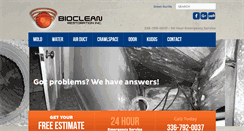 Desktop Screenshot of bioclean-nc.com